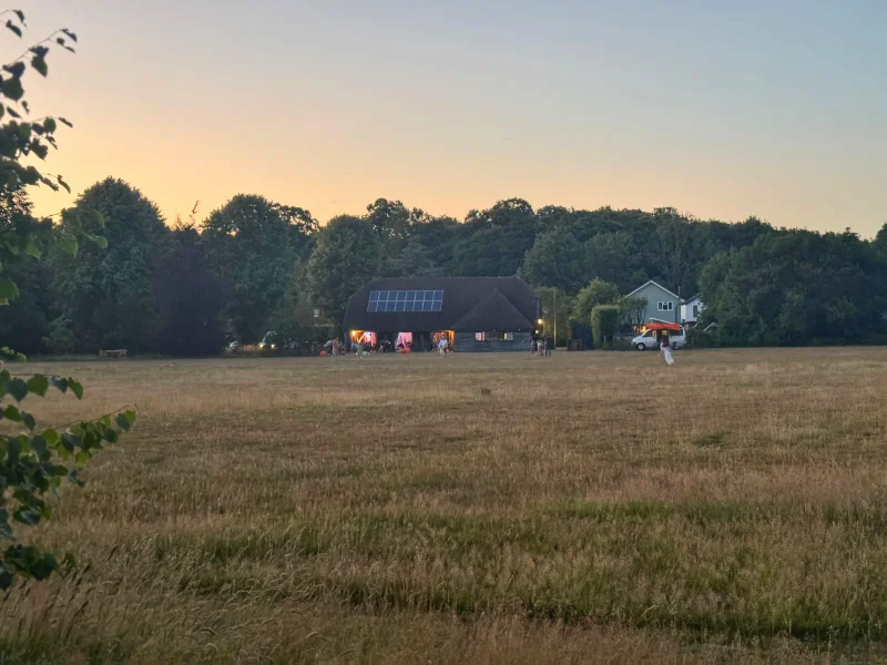 GCVH across the field at dusk