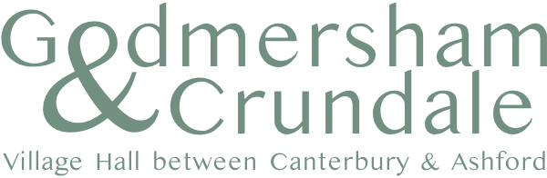 Logo for Godmersham & Crundale Village Hall, between Ashford & Canterbury